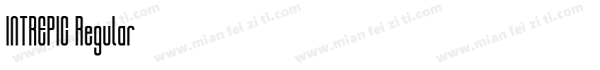 INTREPIC Regular字体转换
